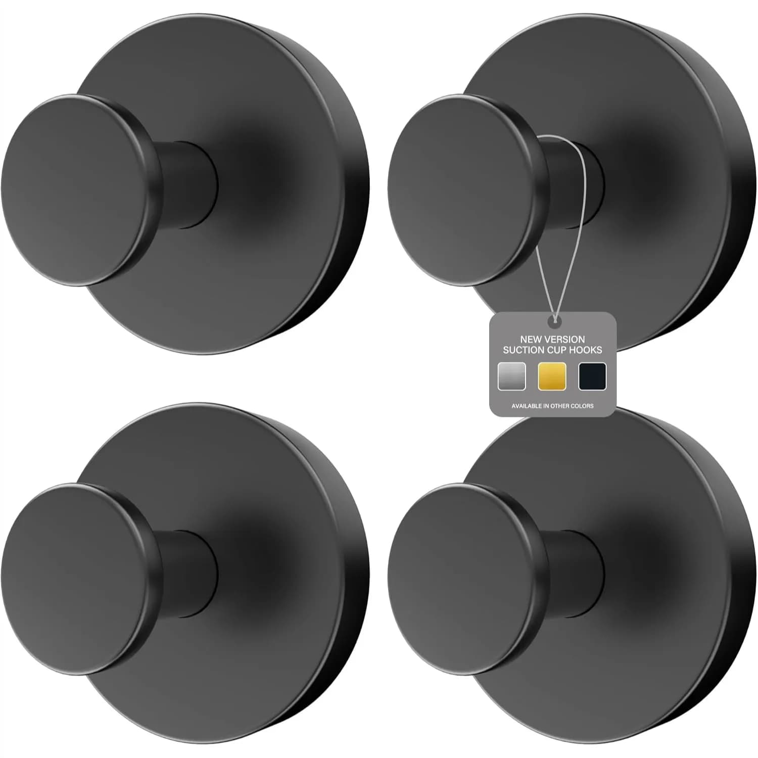 Ganci a ventosa per doccia, ganci rimovibili resistenti per appendere asciugamani, accappatoi, spugne, ganci senza foratura per piastrelle, vetro, specchio