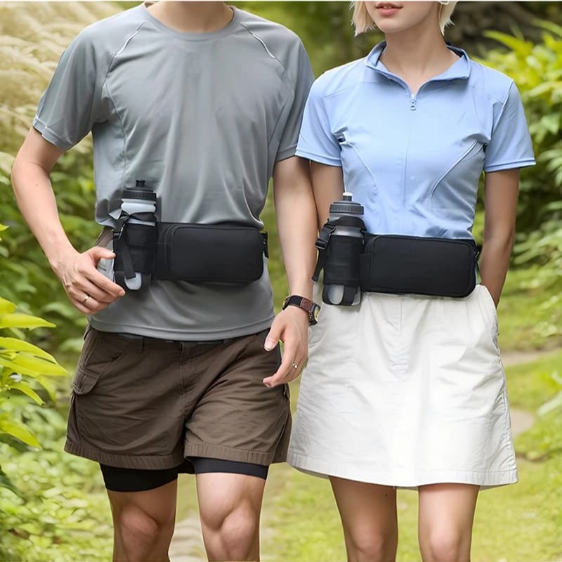 1pc Lightweight Sports Water Bottle Waist Pack for Men Women Running Cycling Fitness Outdoor Daily Portable Storage Belt