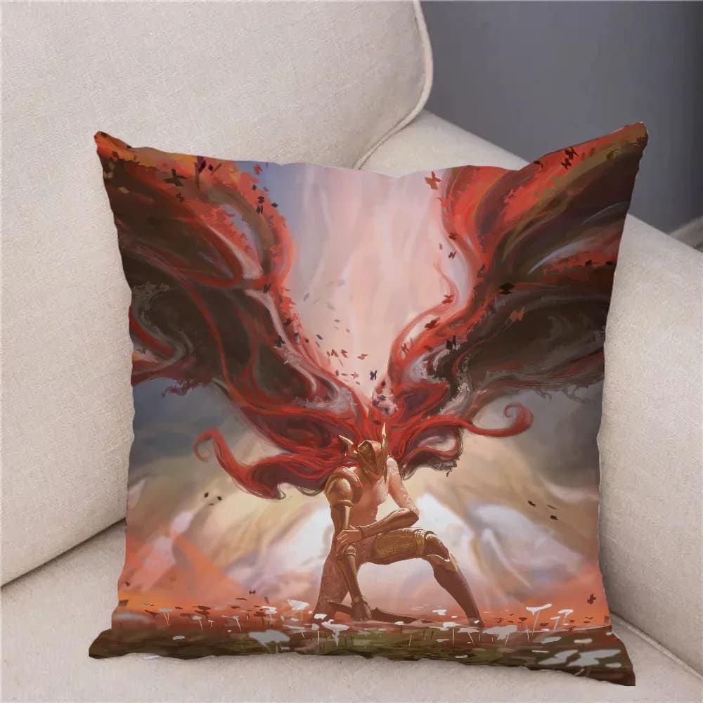 Decorative pillow cushions Elden-Rings Decorative sofa bed cushion cover 45 * 45 Home decoration accessories