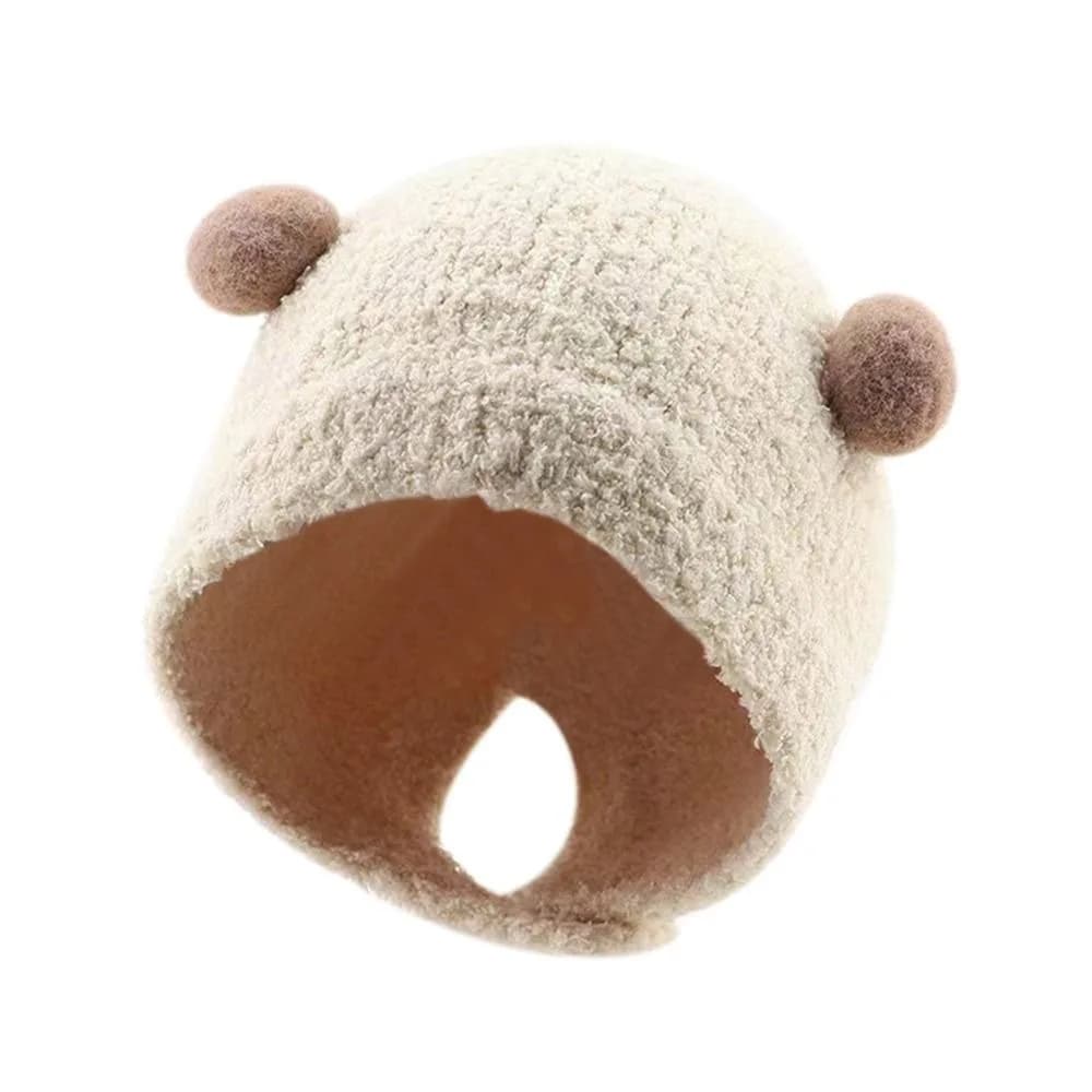 Toddler Hat Cartoon Autumn Winter Hats Thickened Cute Baby Children Beanie Caps Hip Hop Warmer Warm Bonnet Baby Children Kids
