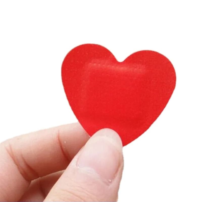 10 pz/set cerotto rosso a forma di cuore cerotto per cerotto per la pelle di primo soccorso donne ragazze bende adesive Woundplast