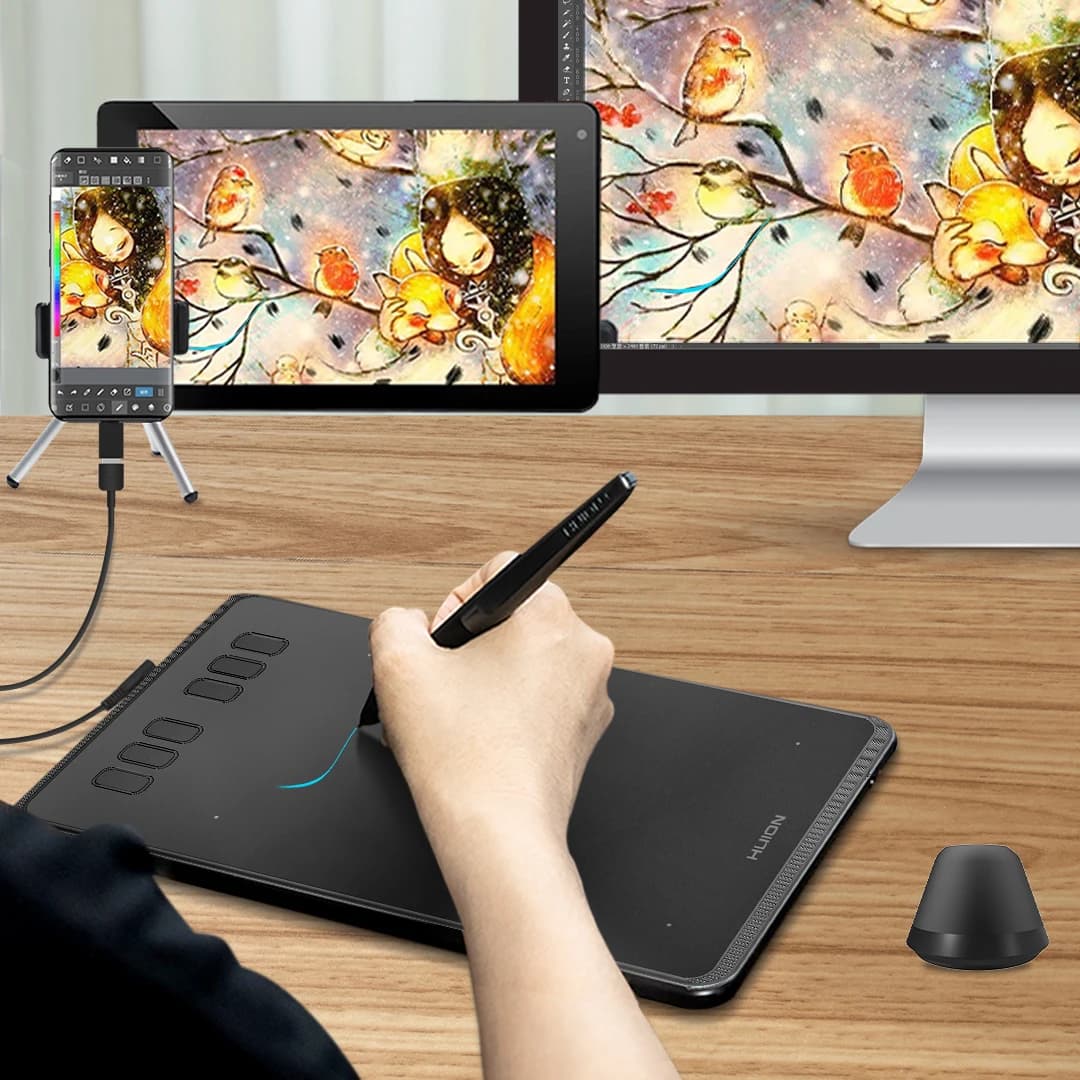 H640P Professional Art Design Sketching Drawing Graphics Tablet for Drawing Tablet with Digital Pen