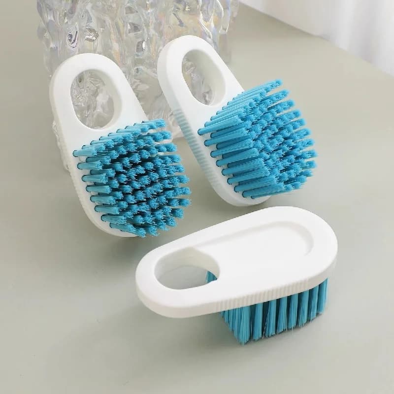 4pcs Household Cleaning Brush Candy-colored Laundry Brush Shoe Brush Universal Cleaning Brush Clothing Brush Cleaning Tool