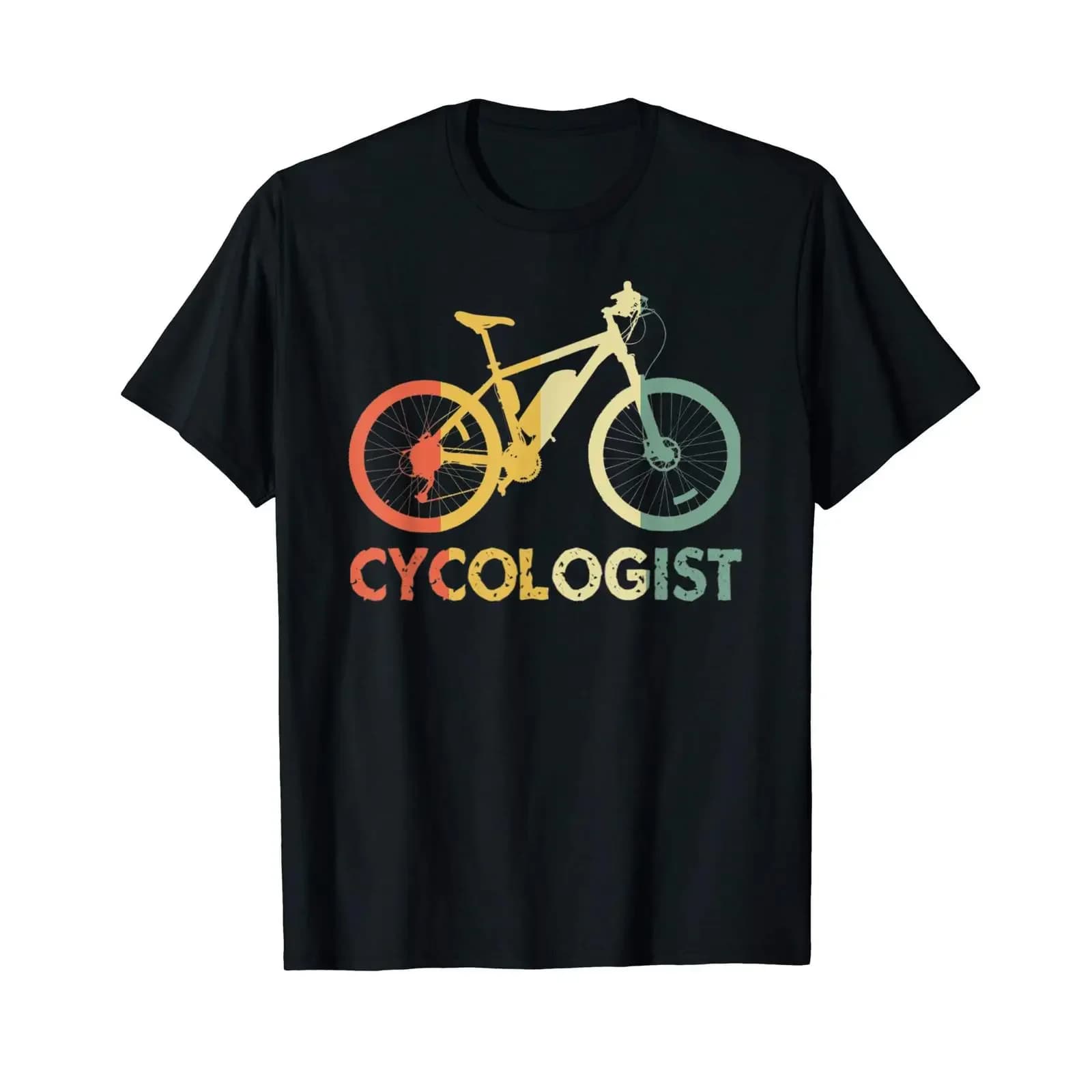Cycologist Cycling Bicycle Cyclist Road Bike Cycology s T Shirt vintage Washed streetwear Unisex Versatile Soft Stretched