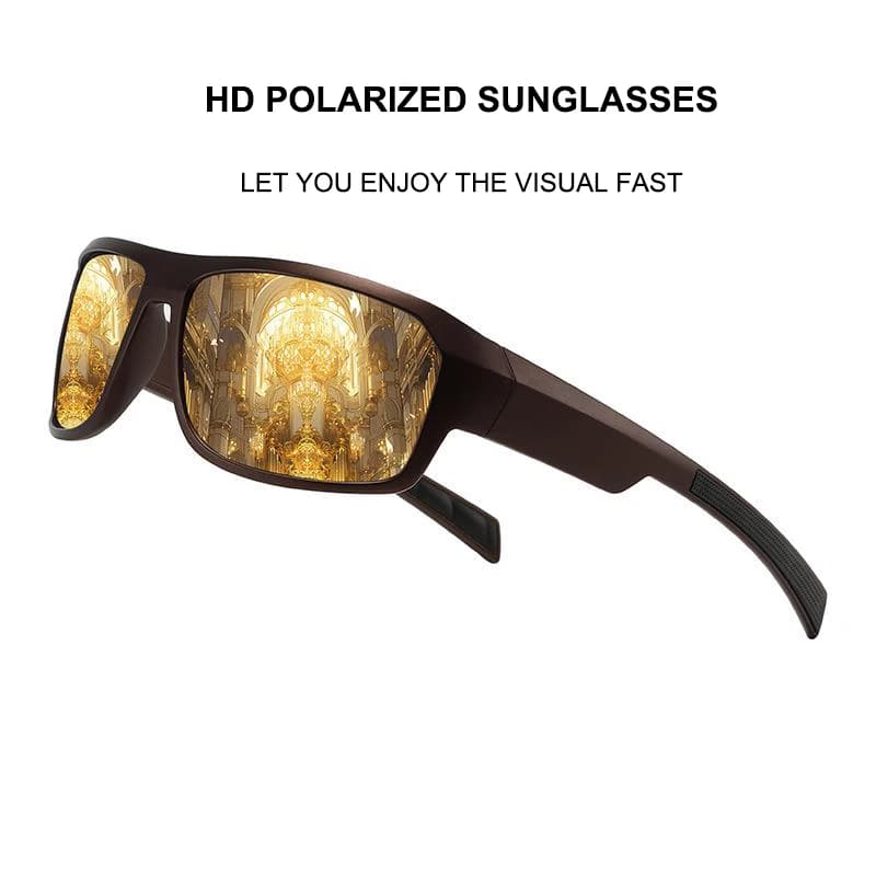 Uomo Donna Occhiali da sole polarizzati HD Antiriflesso Protezione UV400 Occhiali protettivi Ciclismo Guida Pesca Occhiali da sole Occhiali da sci