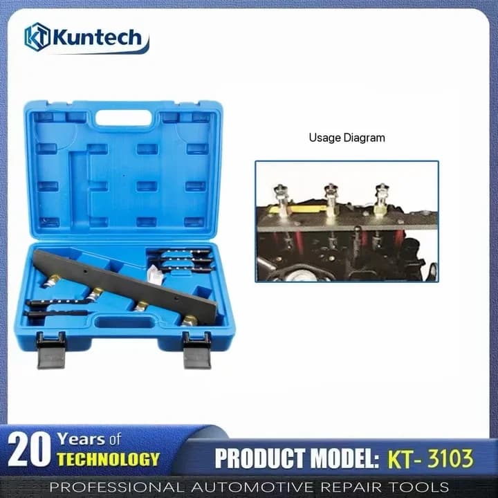 Kit di attrezzi per la rimozione degli iniettori di carburante per motori BMW B38 B48, set professionale per lo smontaggio degli iniettori con scatola di immagazzinamento portatile, strumento speciale per la riparazione auto, per l'estrazione degli ugelli del carburante e la revisione del motore, per la manutenzione in officina.