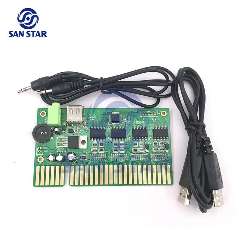 PC A JAMMA Scheda Convertitore USB Per Hyperspin Pinball Arcade Console di Gioco Convertitore Arcade Pcb Joystick Pulsante Da RGA A VGA