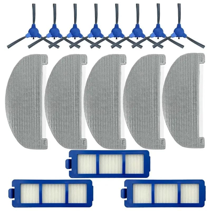AB46 - Accessori di Ricambio per Robot Aspirapolvere Eufy Robovac G40/G40 Hybrid+: Spazzola Laterale, Filtro HEPA, Panno per Pulizia