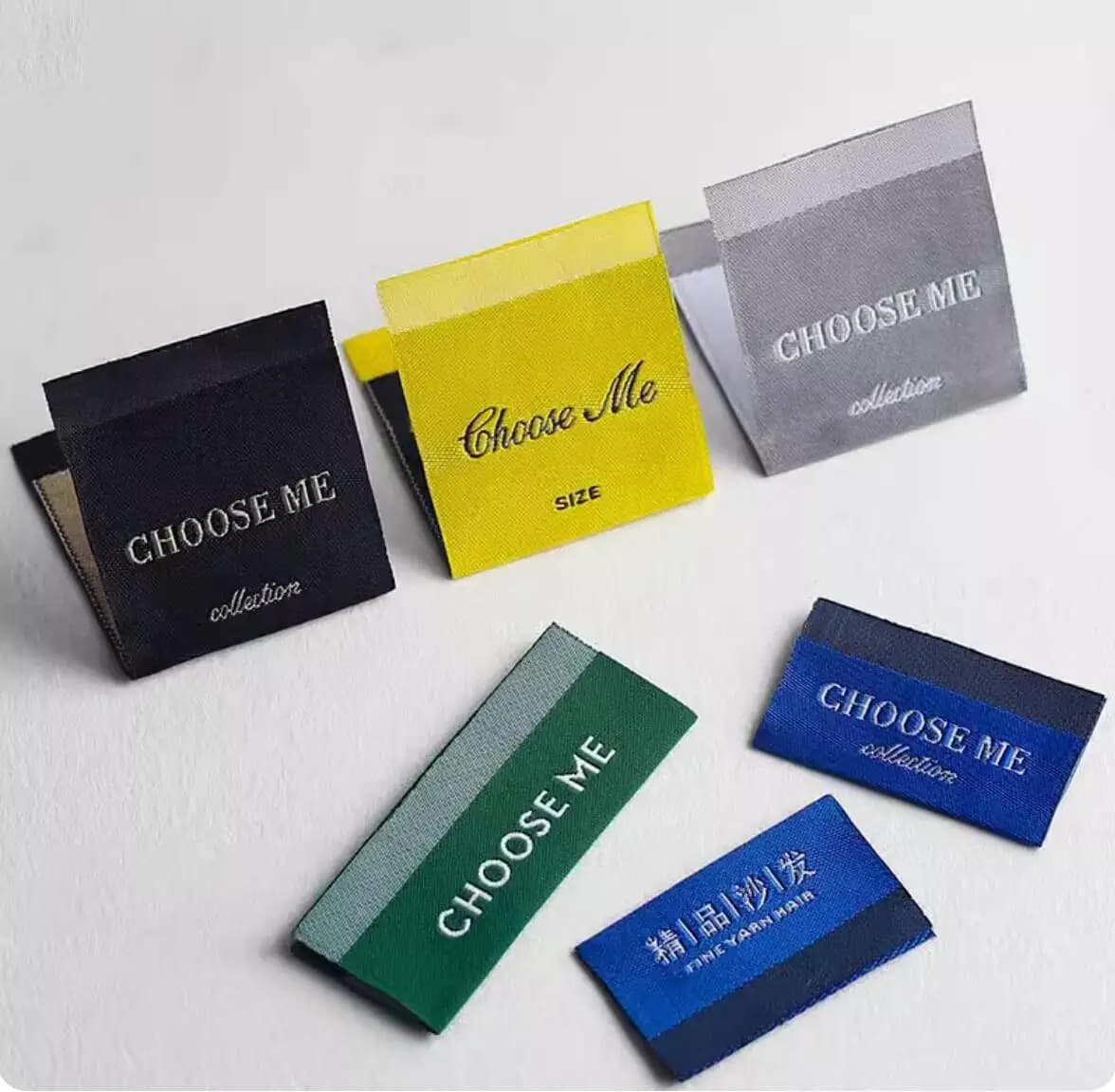 care labels with custom printing for sewing labels custom washin fabric labels for t-shirt labels for woven washing