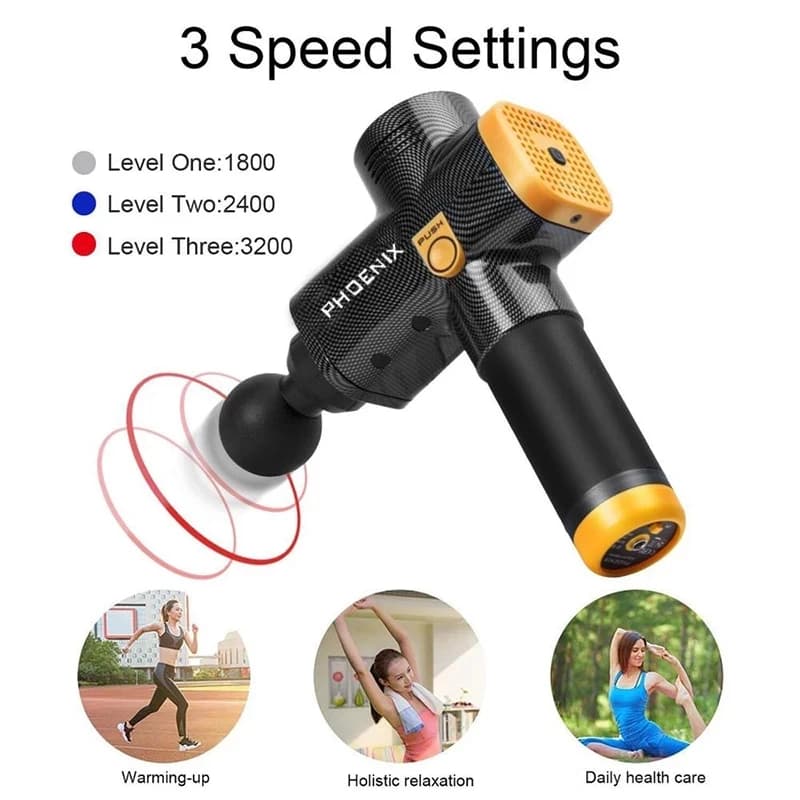 Phoenix A2 Massage Gun Deep Body Massage Massage for Relieving Muscle Pain Back Exercise and Relaxation Slimming Model Massage