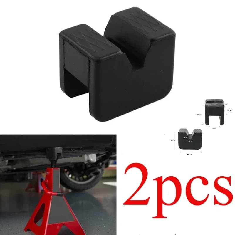 2pcs for Car Lift Jack Stand Rubber Pads Floor Pad Adapters Stands Mat Frame Rail Adapter Car Jacks Lifting Car Repair Tools