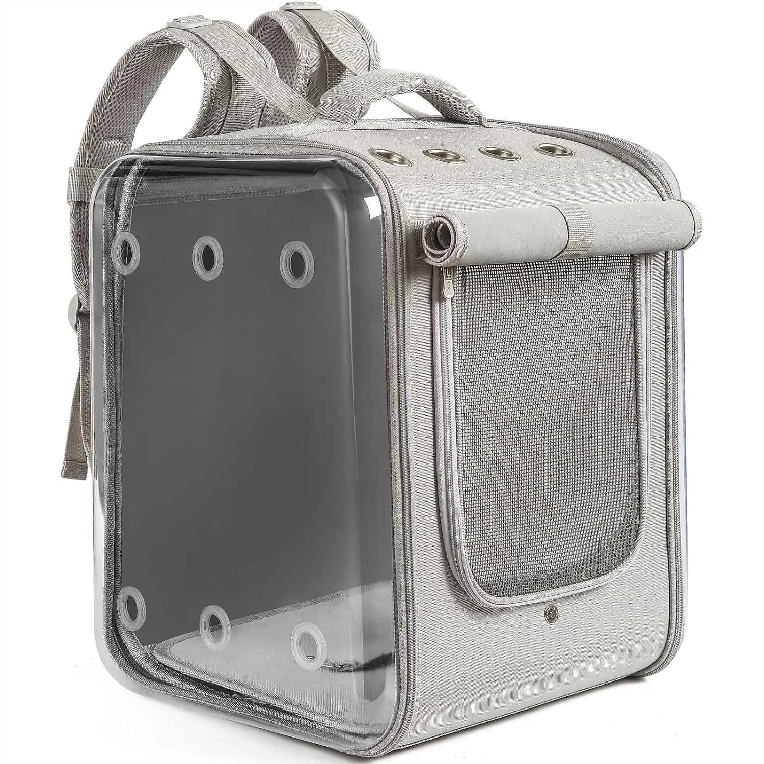 Cat Backpack Carrier for Large Cats, 17lbs Load-Bearing Ventilated Design for Travel Hiking
