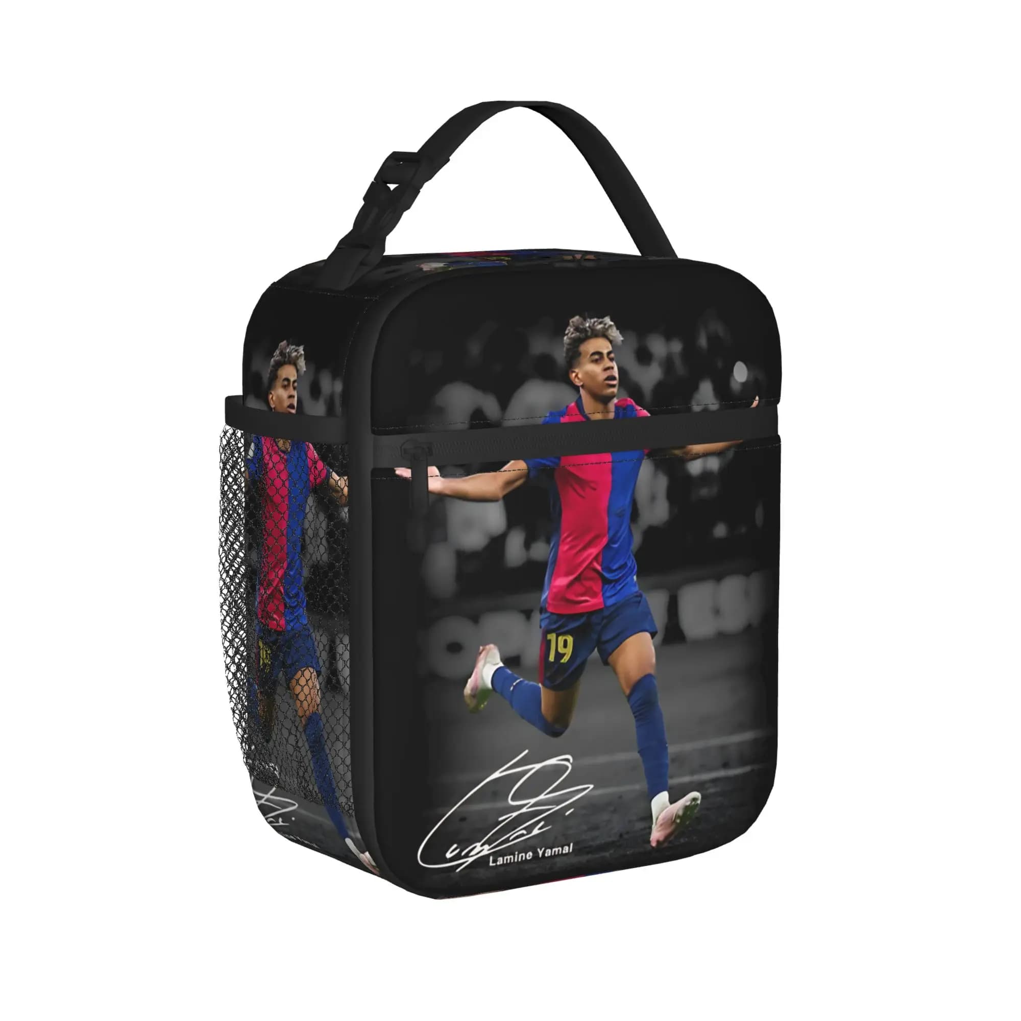Lamine Y-Yamal Insulated Lunch Bags Thermal Bag Reusable,Meal Container Football Soccer Tote Lunch Box Food Bag School Travel