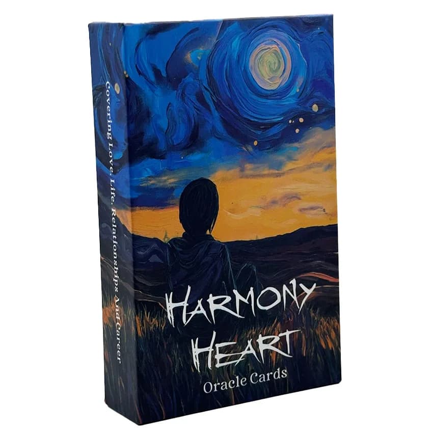56 pezzi Harmony Heart Oracle Deck Giochi di carte 12x7 cm Carta divinatoria senza manuale