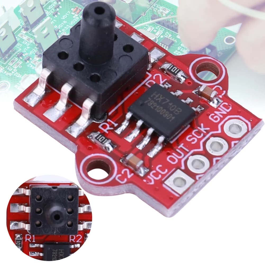 Scheda di Controllo Livello Liquido DC 3.3/5V 0-40KPa, Modulo di Livello Liquido, Sensore di Pressione Barometrica Digitale Compatibile con Arduino