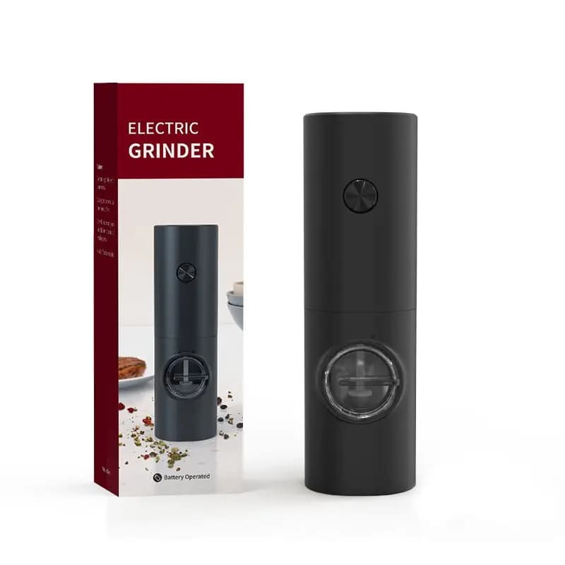 Set di macinapepe e macinasale elettrici automatici a batteria con luce LED regolabile, utensili da cucina