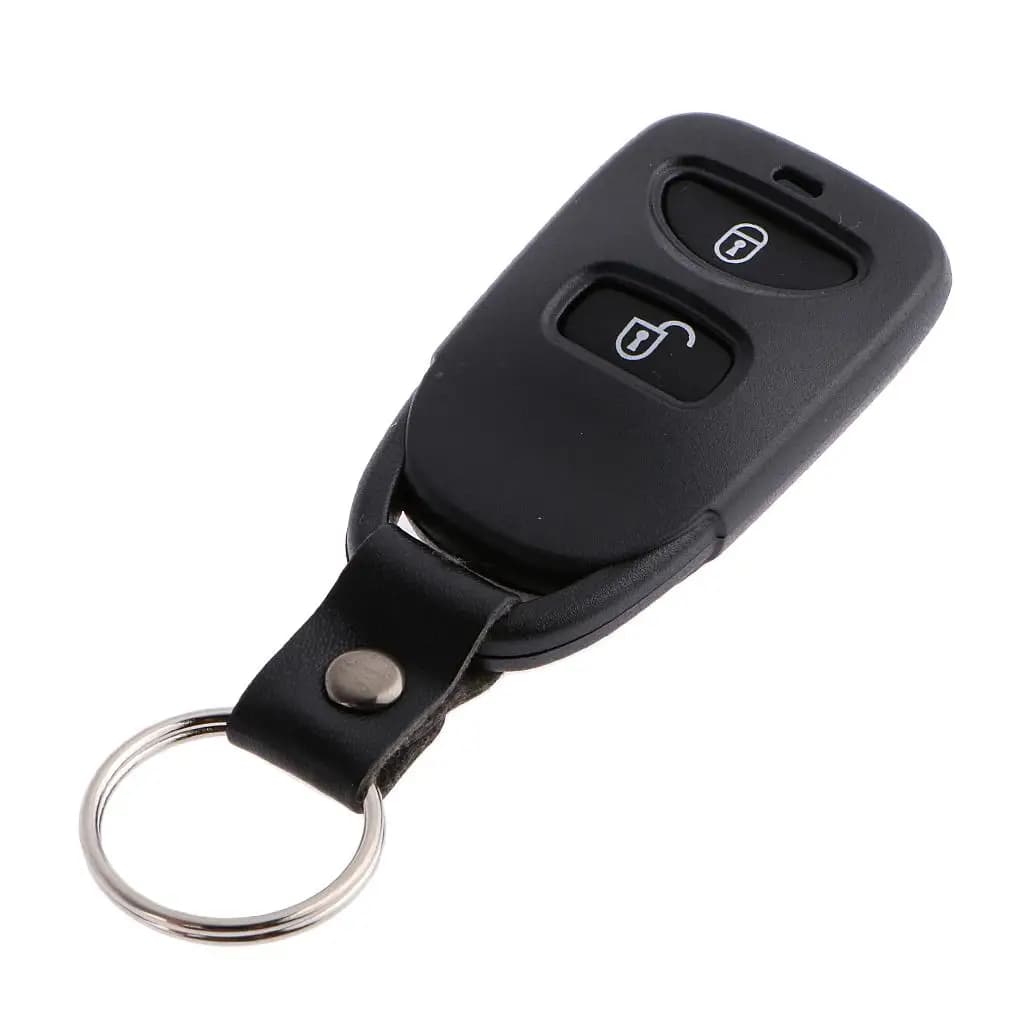 Portachiavi con telecomando per auto 2 + 1 pulsante Shell per Hyundai Tucson Elantra Santa