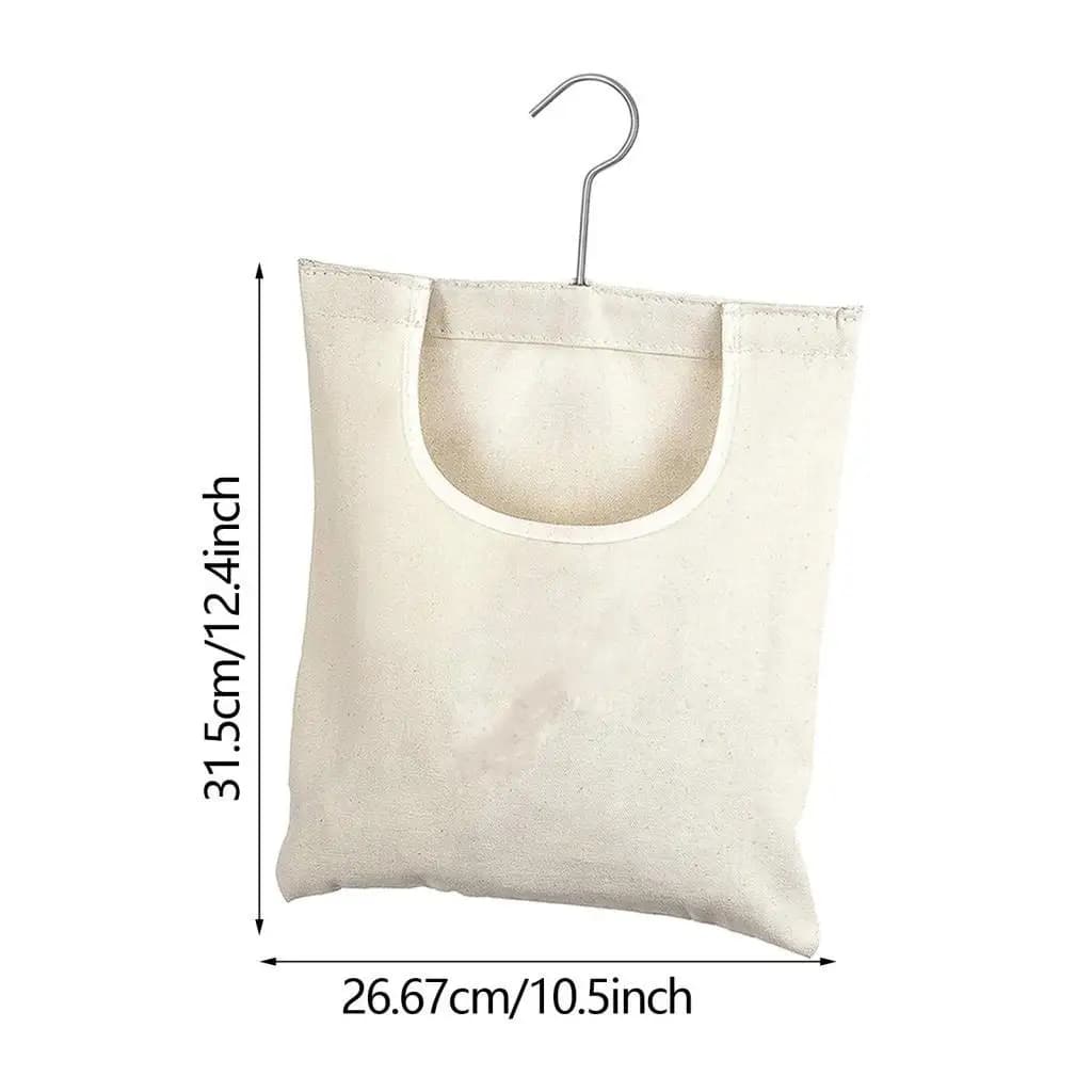 Clothespin Bag Wooden Clothes Pins Home Decor Washable Storage Bag for Laundry Room Accessories Home Bedroom Wardrobe Bathroom