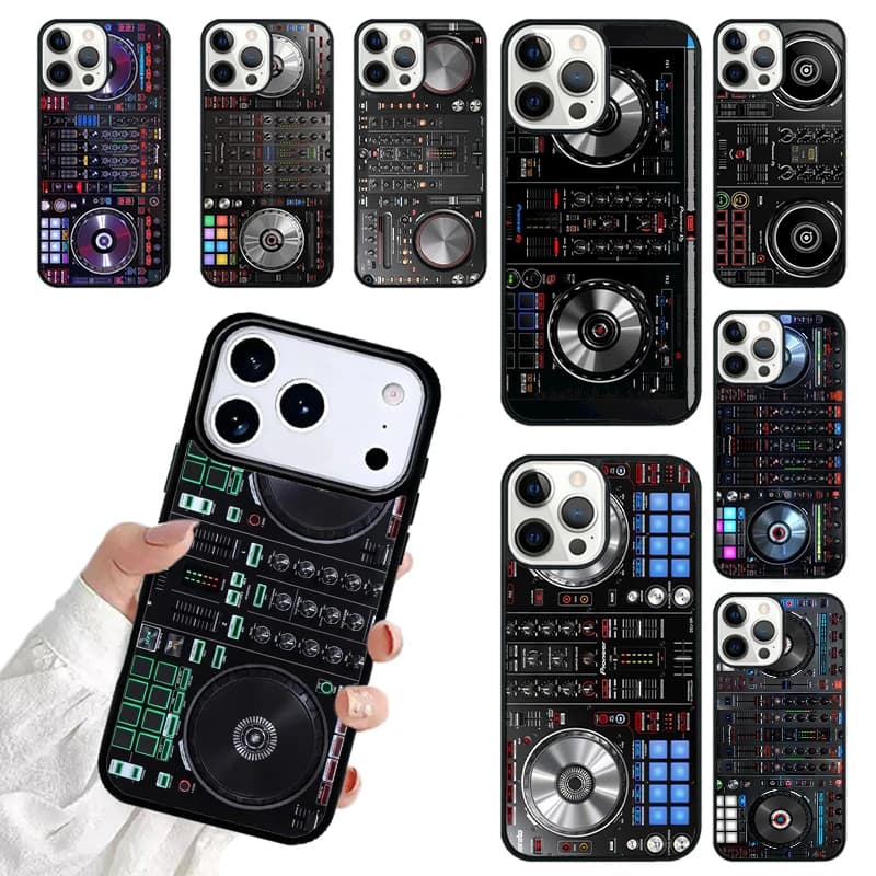 DDJ-SX Serato DJ pro Controller Phone Case For iPhone 17 16 15 14 13 12 11 Pro Max 17air Shockproof Cover Fundas