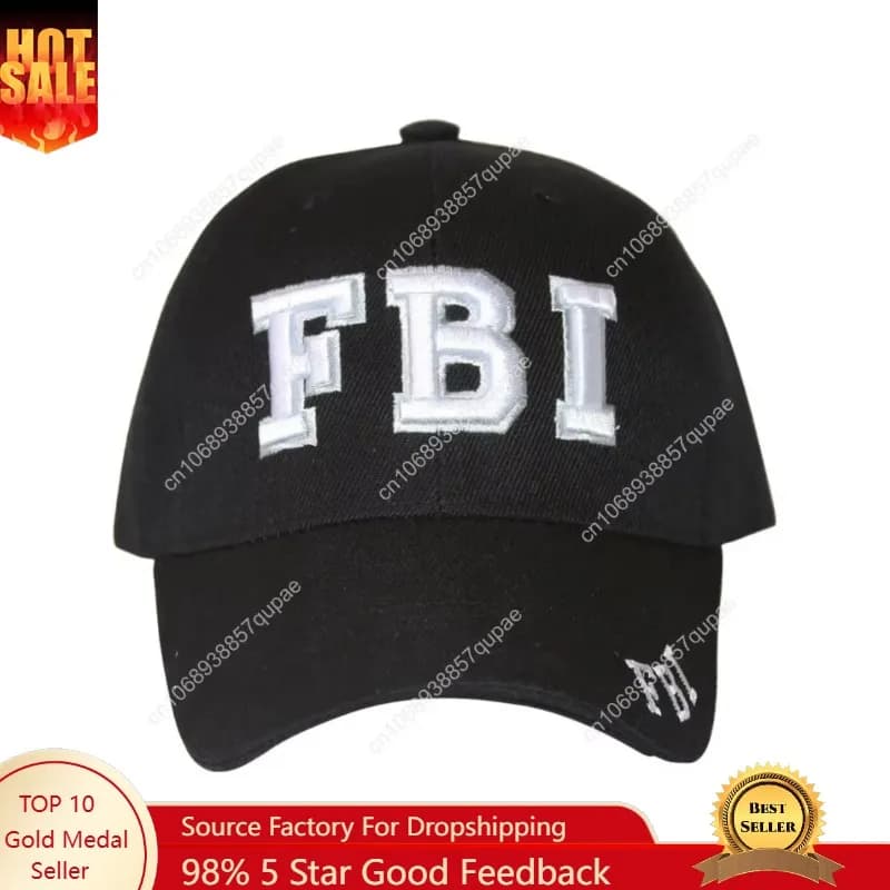 Law Enforcement Hat Adjustable - FBI
