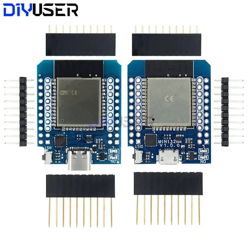 For Wemos Mini D1 ESP8266 ESP32 ESP-32S WIFI Bluetooth CP2104 Development card module for Arduino with pin