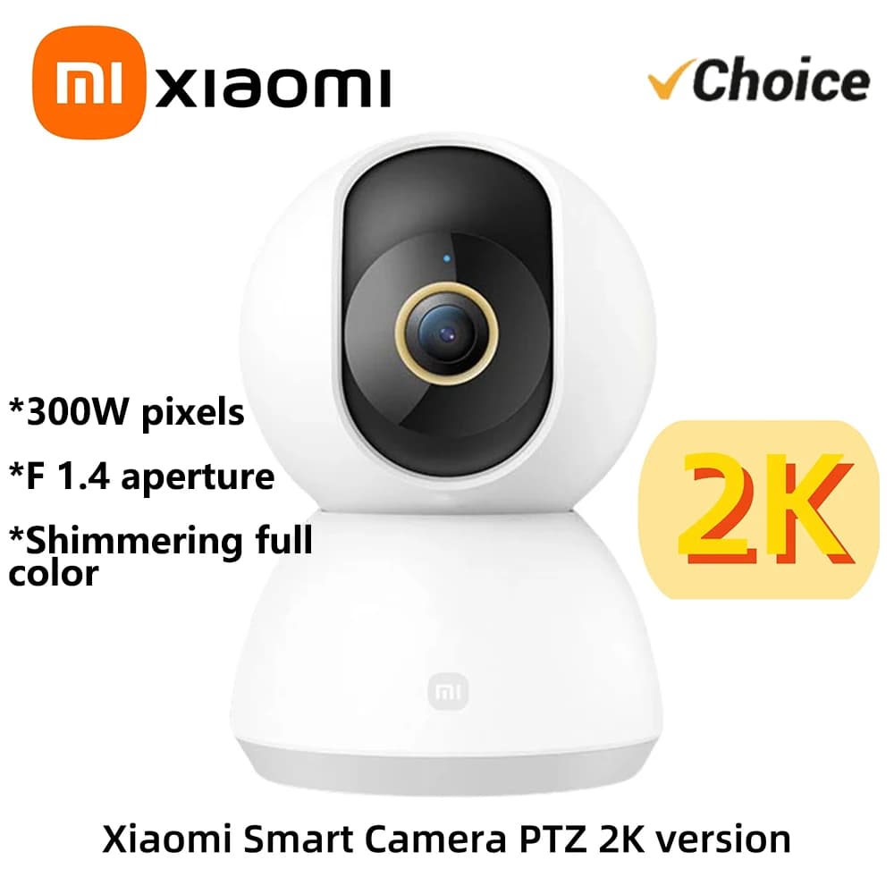Smart Camera Xiaomi Original 2K 1296P HD Corner 360° Security Monitor for Children from Interior WIFI Night Webcam IP Camera Mi Smart Home