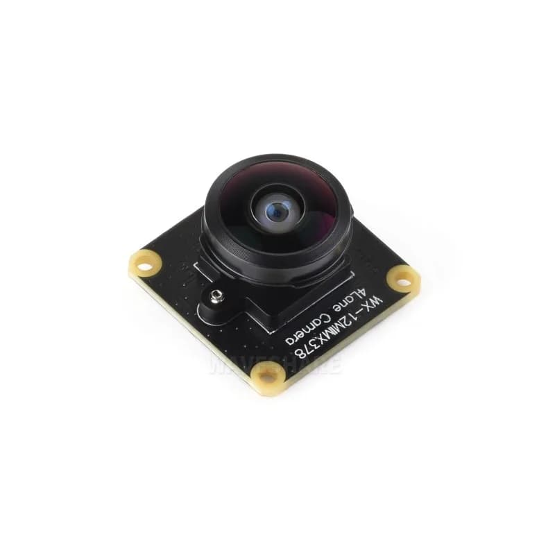 IMX378-190 12.3MP Fisheye Lens Camera Type B, 190° FOV, Rolling Shutter, Compatible With Raspberry Pi Series Boards