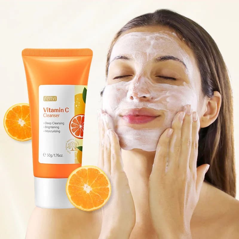 Vitamin C Sakura Detergent for the face Snail for facial washing Foam Detergent for face Hydrating Anti-aging Rugues Skin Care