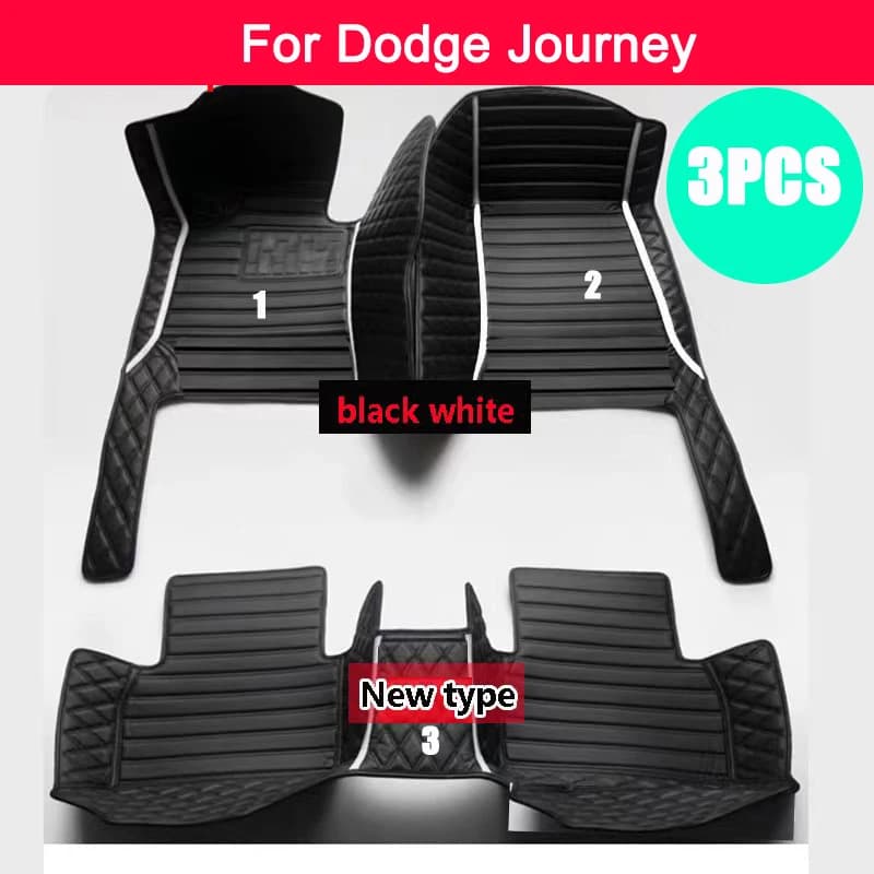 Tappetini auto per Dodge Journey 2009 2010 2011 2012 2013 2014 2015 2016 2017 2018 Tappetini auto personalizzati Accessori interni