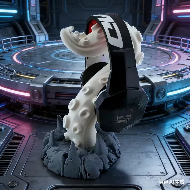 Supporto per Cuffie a Forma di Tentacolo di Polpo, Stampa 3D Personalizzata, Supporto Creativo per Cuffie da Gaming, Stand da Scrivania per Esports
