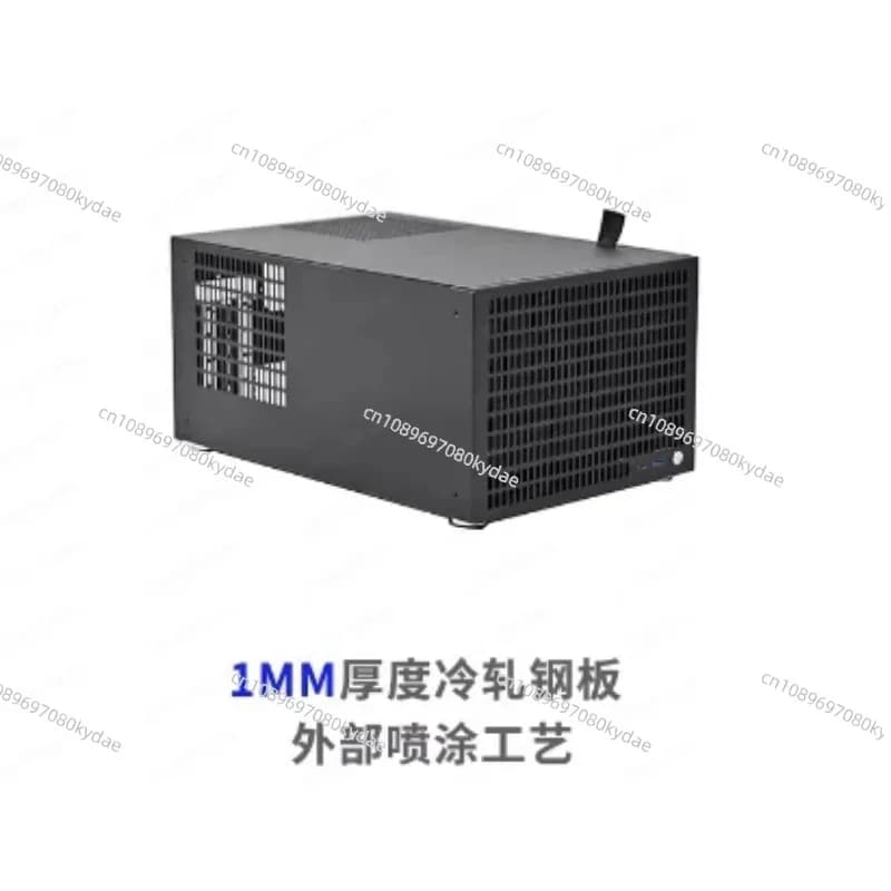 Chassis NAS B10 a 10 Bay ATX Full High PCIe con Alimentatore Grande, Case Server Nero per Archiviazione Dati AIO