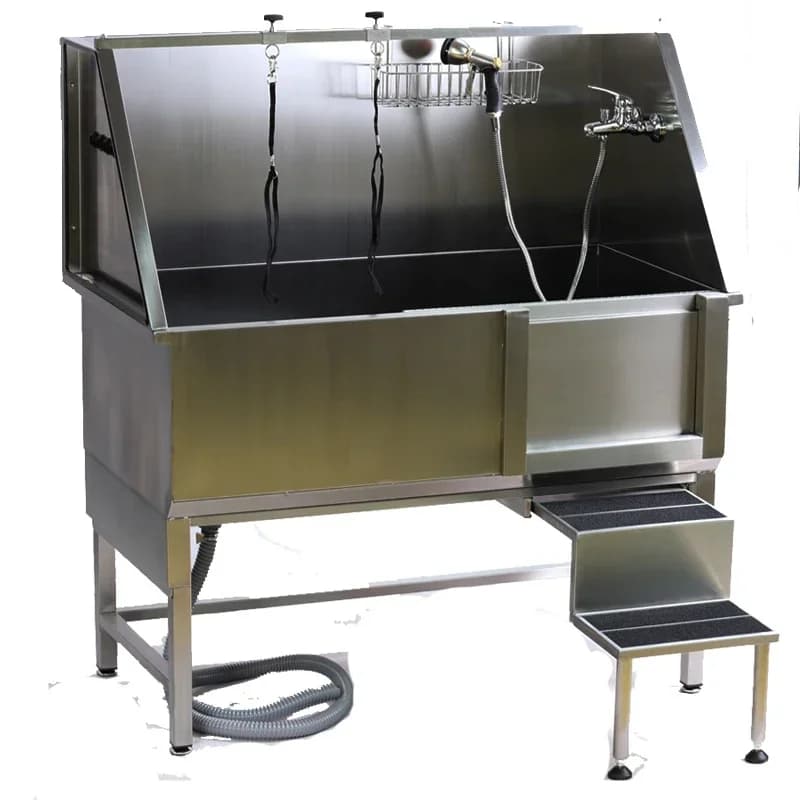 Vendita calda Vasca da bagno per animali Aeolus Vasche per toelettatura per cani Bagno Multifunzione Vasca da bagno per animali domestici Vasca da bagno economica in acciaio inossidabile per cani Gr