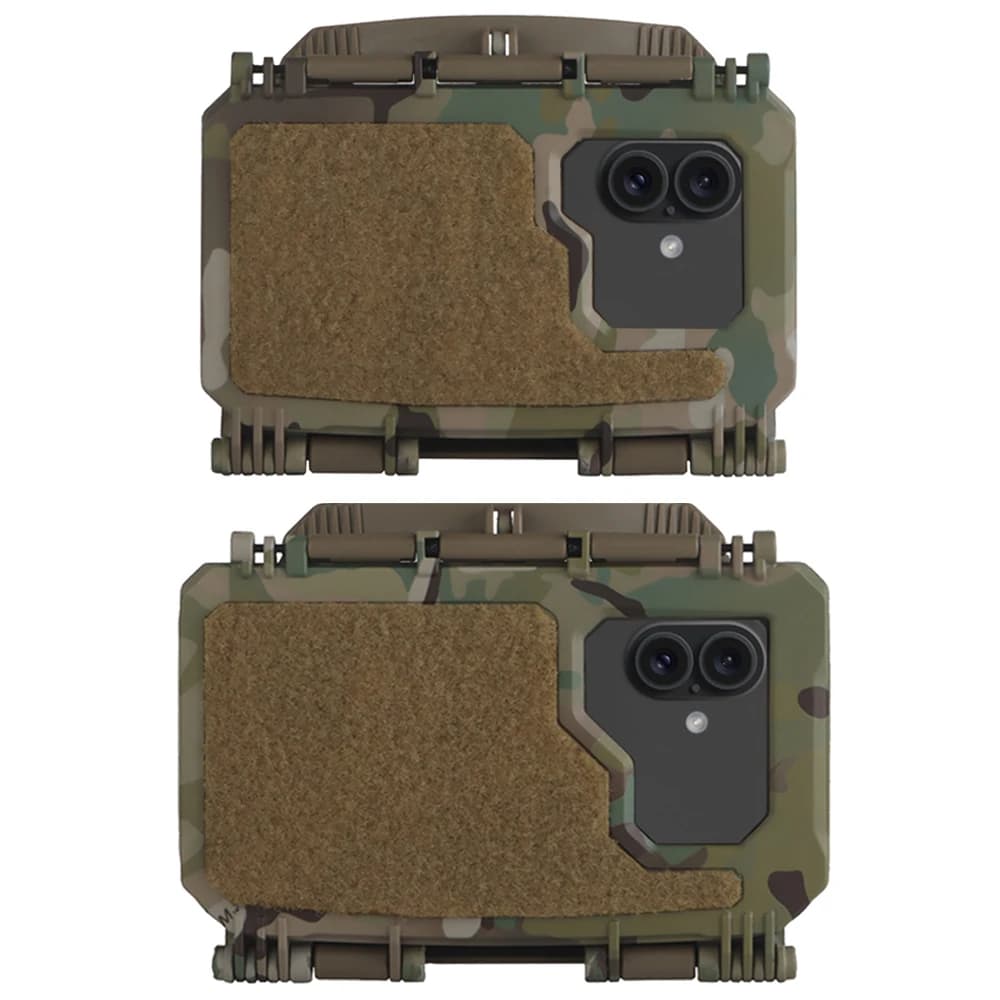 Custodia tattica per telefono cellulare Amministratore Mappa Supporto per navigazione Gilet MOLLE Portapiatti Scatola di protezione toracica per smartphone