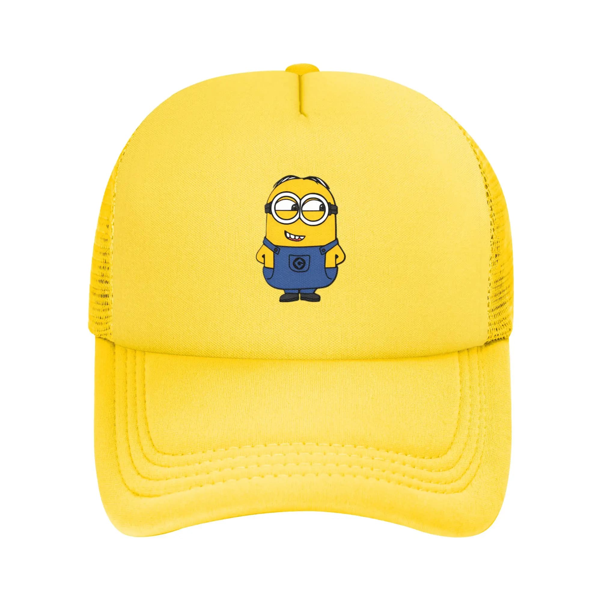 Cappello da Golf Traspirante con Logo Minions, Berretto Regolabile in Schiuma per Uomo e Donna, Stile Kawaii per Uso Casual