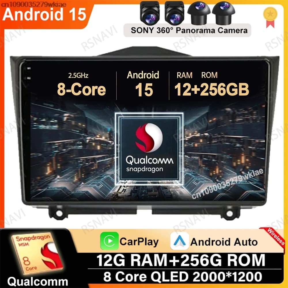 Android 15 For LADA Granta Cross 2018 - 2023 Tesla Model Y Accessories 2025 Stereo Viedo Player Air Conditioner Lababa 4G LTE BT