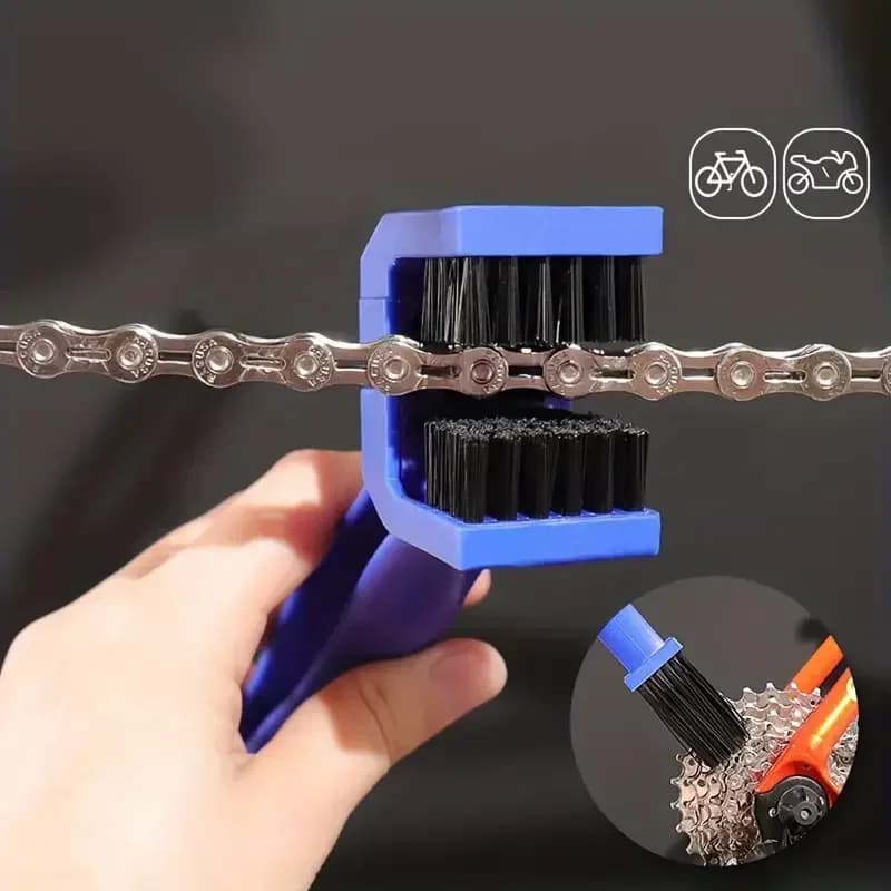 Brush Motorcycle Bicycle Chain Cleaning Brush for Brush Gear Control for Mountain Bike Outdoor Cleaning