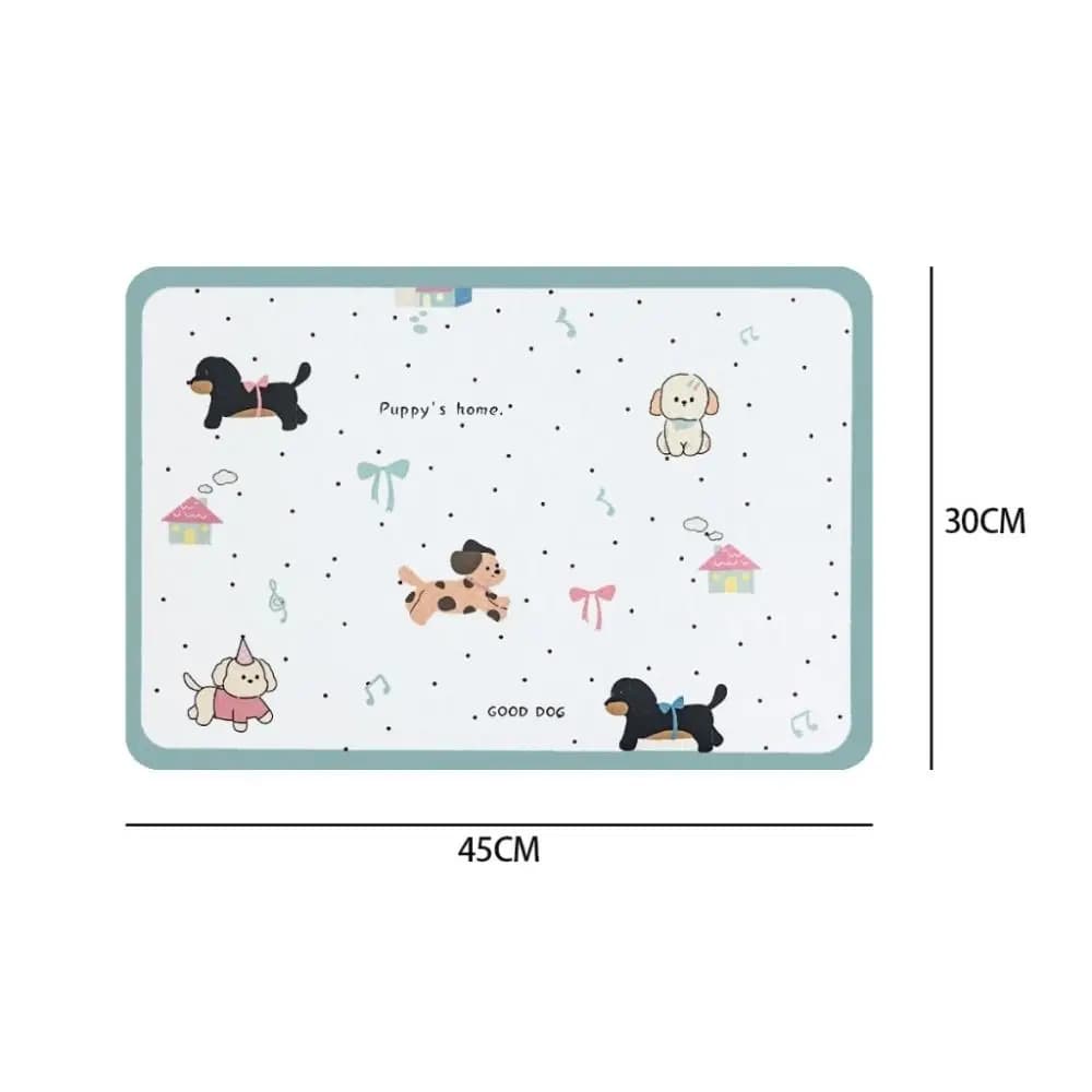 Nuovo 30*40 CM Assorbente Piatto Stampa Acqua Assorbente Tappeti Anti-skid Tappetino antiscivolo Sottobicchiere Cucina Bagno