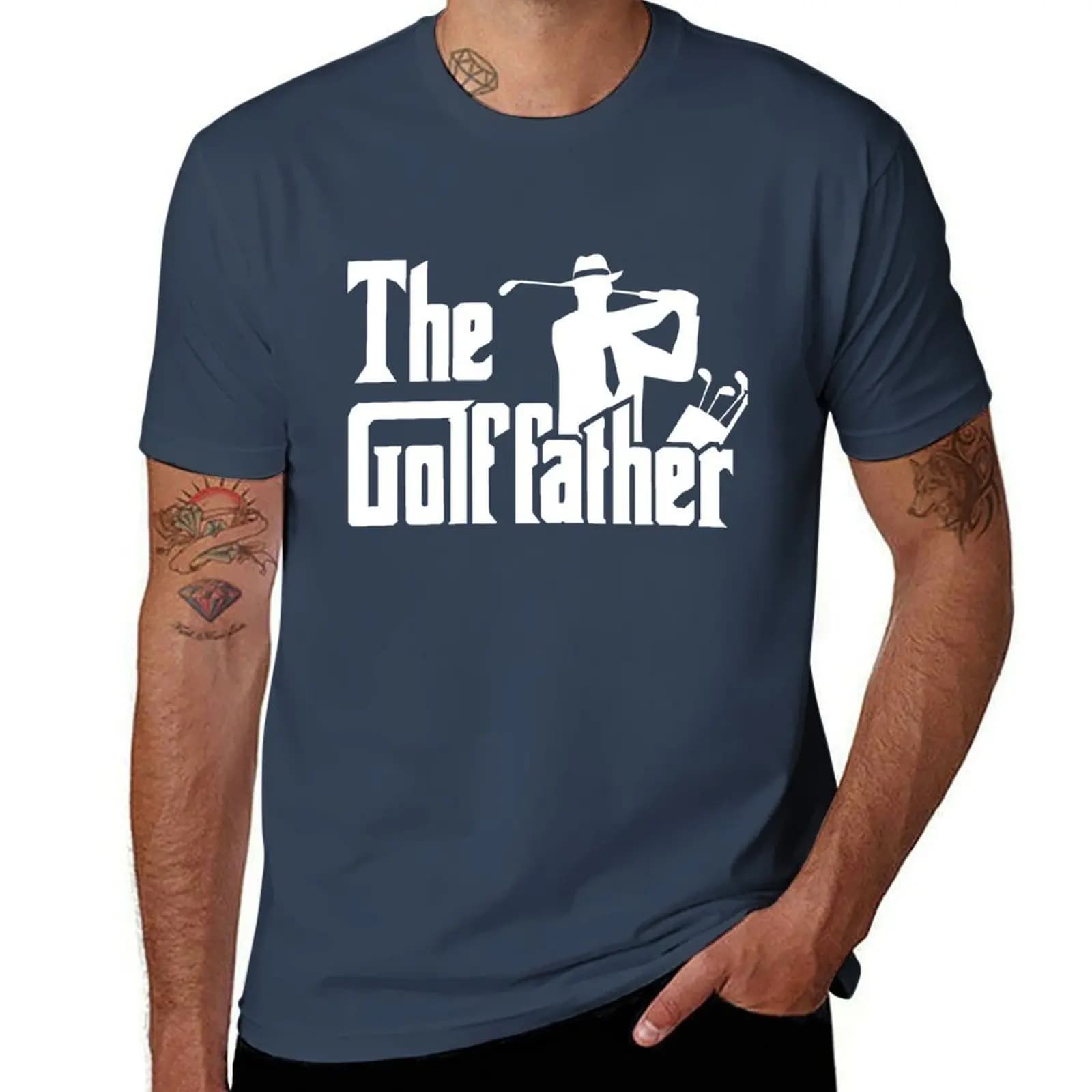 T-shirt Golfer Father for Dad, regalo divertente - T-shirt da golf leggera per escursioni