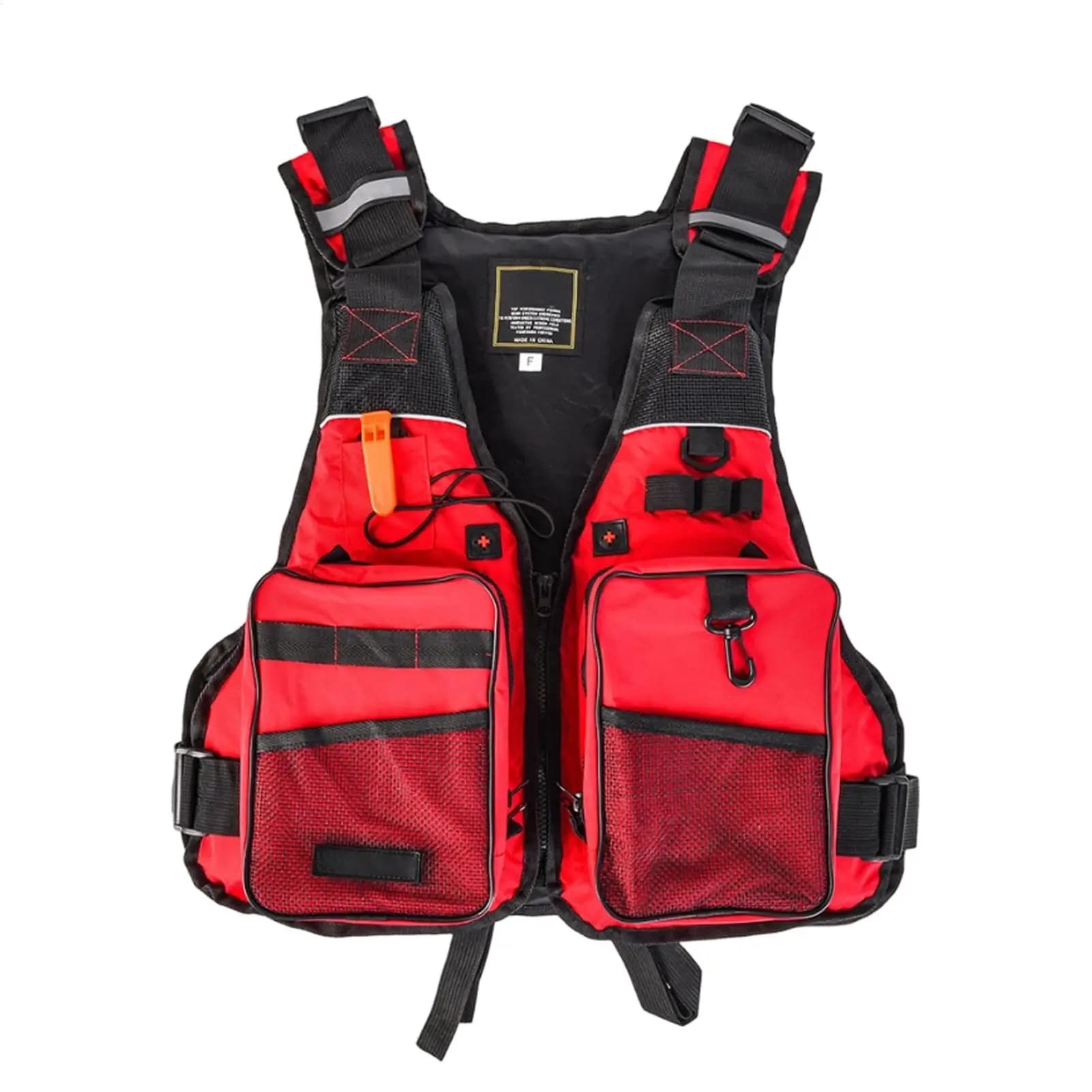 life vest Buoyancy Suit Portable Fishing Vests Multi-Pockets Waterproof Sea Fishing Adjustable Vest Buoyancy Aid For Outdoor