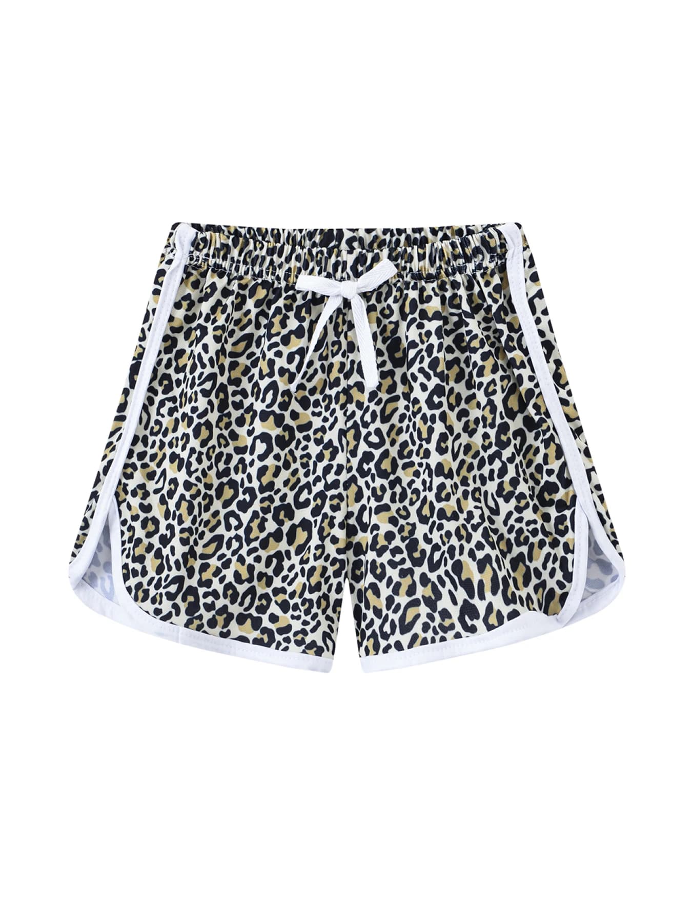 Pantaloncini sportivi casual per bambini nuovi estivi, pantaloni stampati in tinta unita, pantaloni da spiaggia a vita elastica per bambini di medie dimensioni, bambini