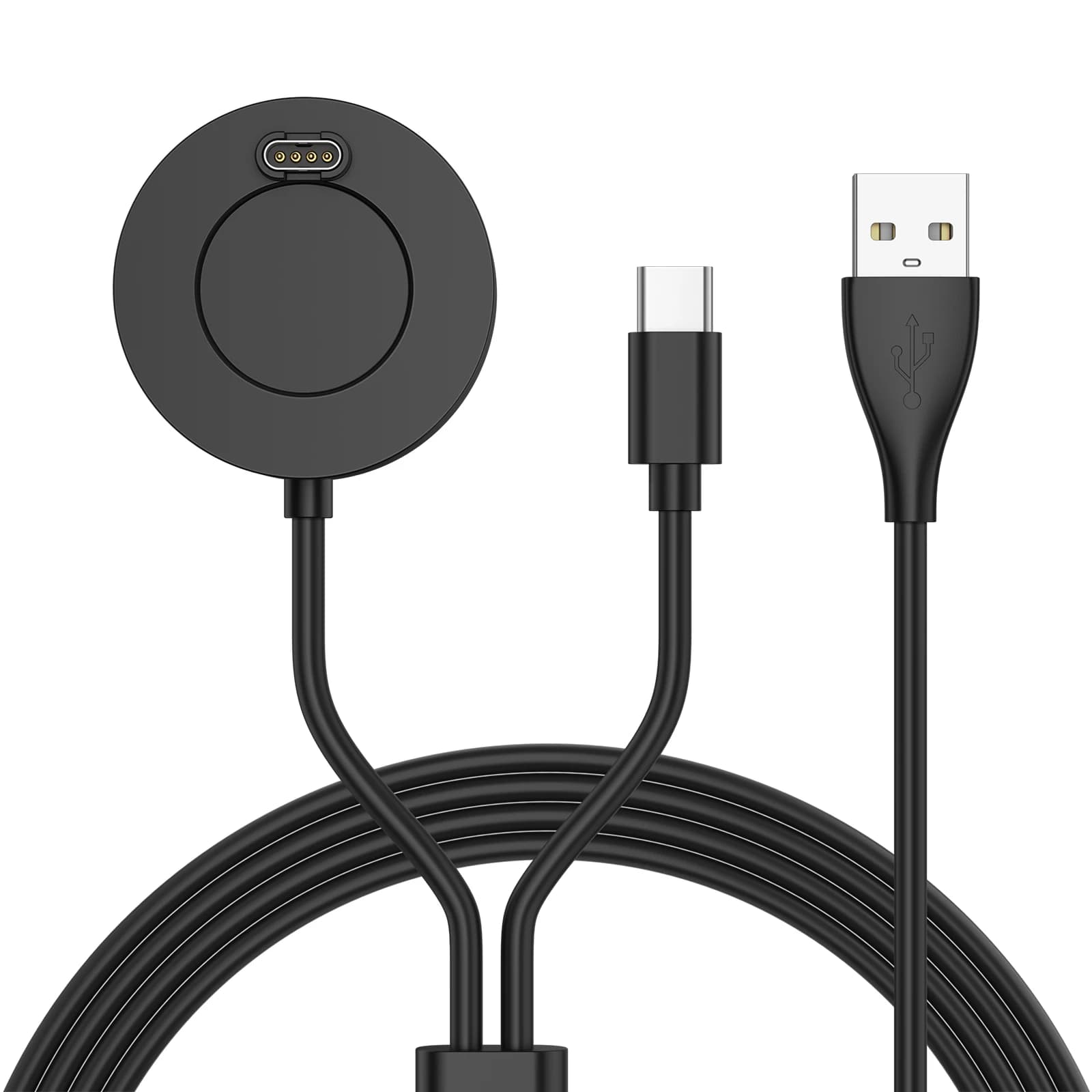 Dock di ricarica per Garmin Instinct Vivoactive3/4/4S Fenix 5/6/7 Venu 2/Sq2 Forerunner 945/265/955 stazione di supporto per cavo di ricarica USB
