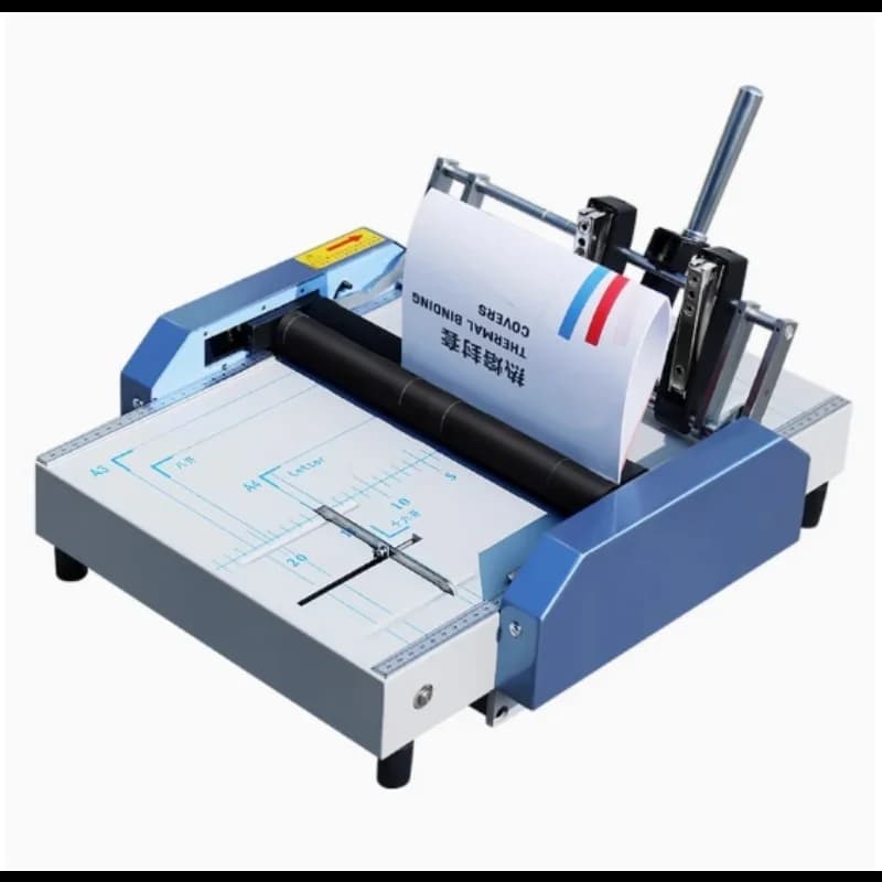 Cucitrice elettrica Macchina pieghevole Cordonatrice per carte Pieghevole per libretto di carta Equitazione Cucitrice a sella Rilegatrice