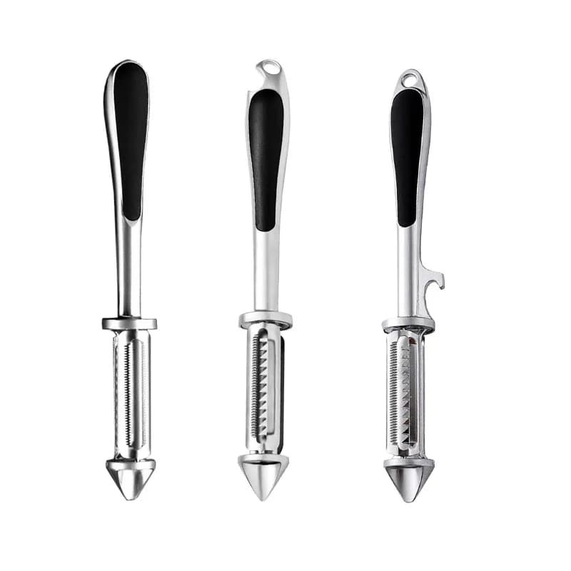 5-in-1 Peeler Fruits Vegetables Grater Two-sided Zinc Alloy Potato Paring Knife Multi Functional Kitchen Tools