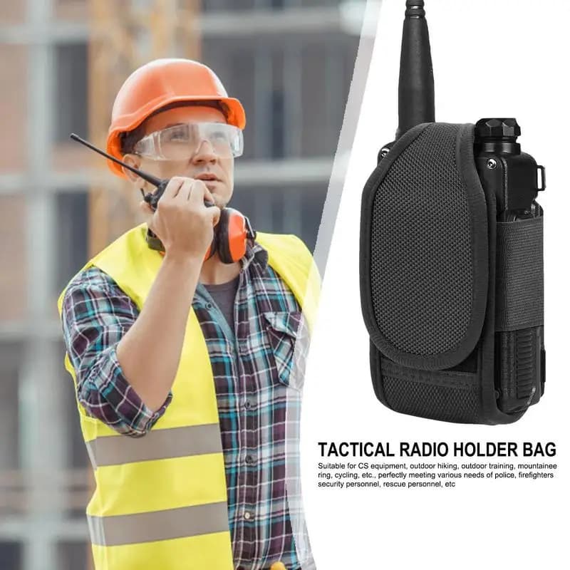 Tactics Molle Radio Walkie Talkie Pouch marsupio tasca porta interfono portatile accessori per fondina porta Radio