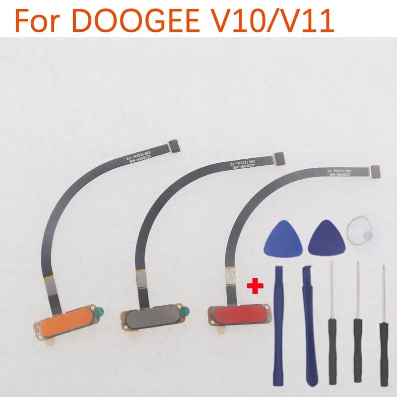 New Original DOOGEE V11 V10 fingerprint button FPC flexible cable sensor for DOOGEE V11 Smart Phone