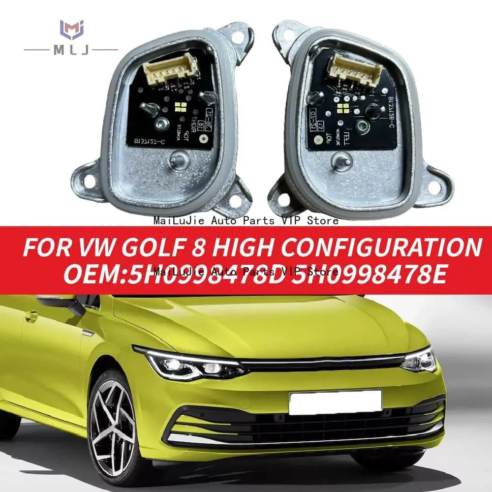 5H0998478D 5H0998478E Modulo di Controllo per Fari LED e Luci Diurne per Volkswagen Golf 8 Configurazione Avanzata