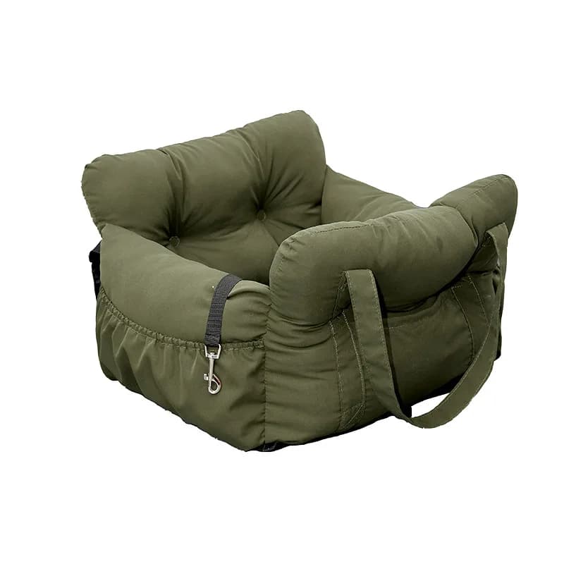 Car Safety Seat, Washable Waterproof Foldable, Warm Comfortable Cloth, for Medium Small Dogs Cats, Pet Booster Seat