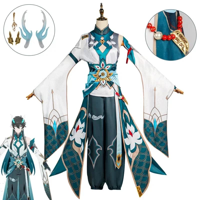 2026 5 star Dan Heng imbibitor Lunae cosplay costume honkai star rail danheng cosplay costume full set outfit uniform cosp I6JT9