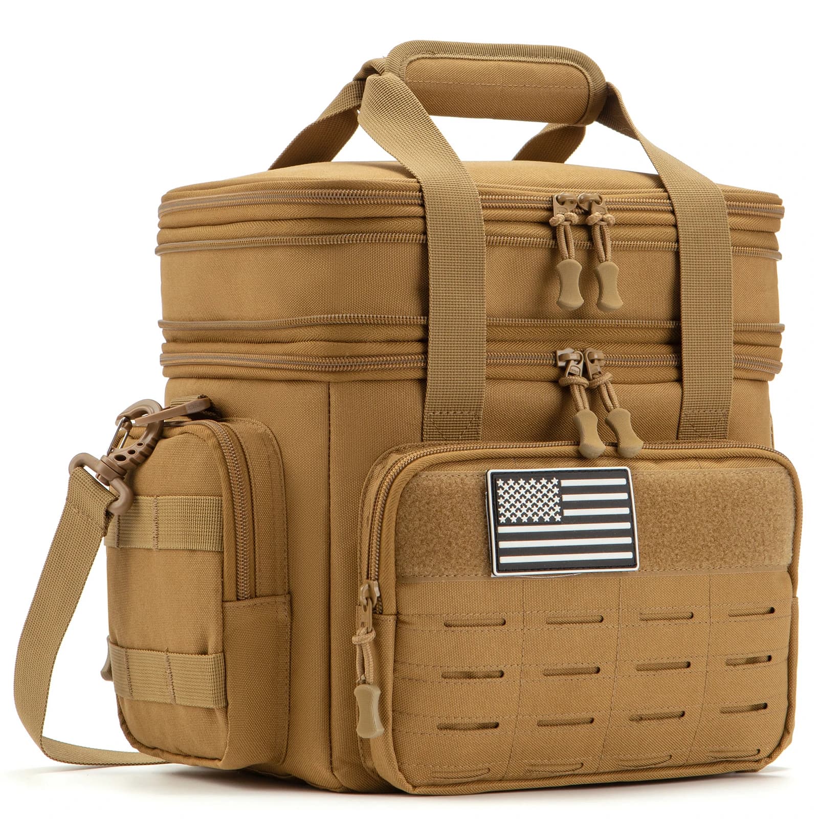 Borsa da pranzo tattica per portapranzo da uomo resistente Borsa termica termica durevole isolata a tenuta stagna Borsa da picnic per campeggio per adulti