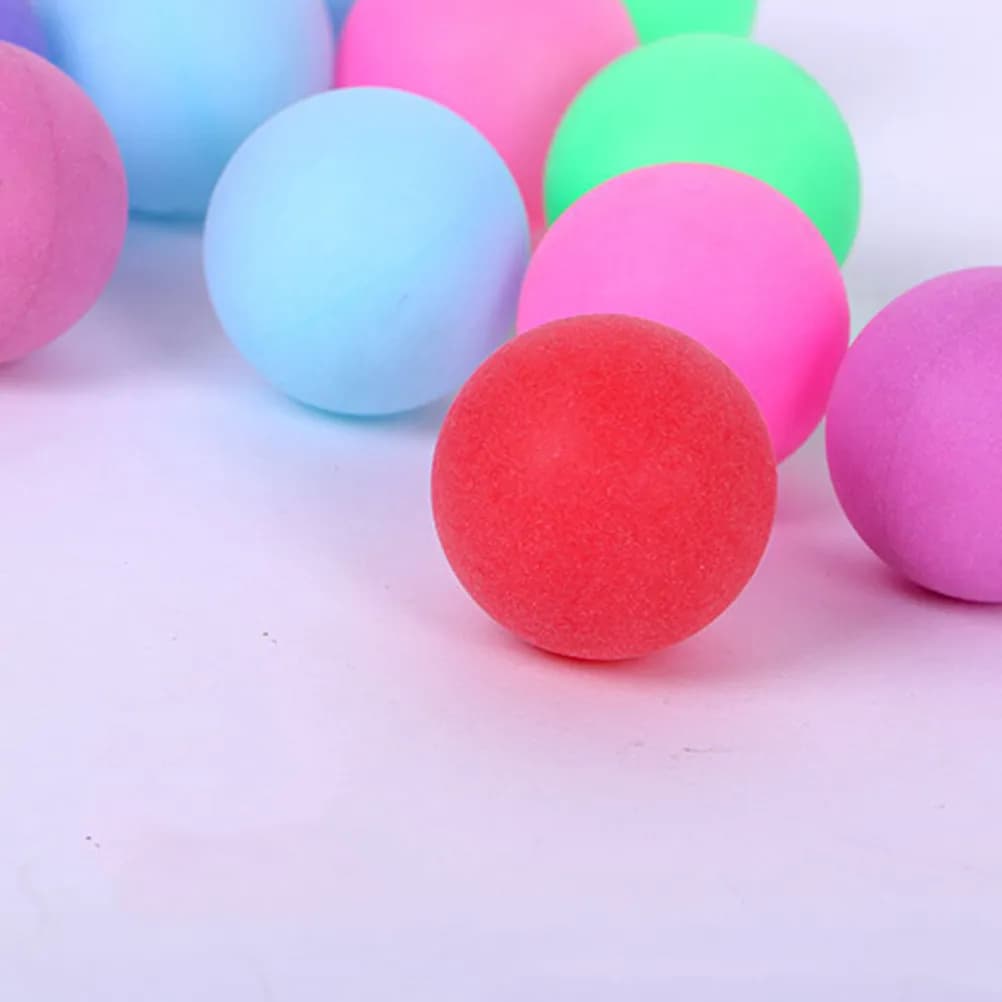 60 Palline da Ping Pong Colorate da 40 mm, Misura Ufficiale per Allenamento, Competizioni e Feste